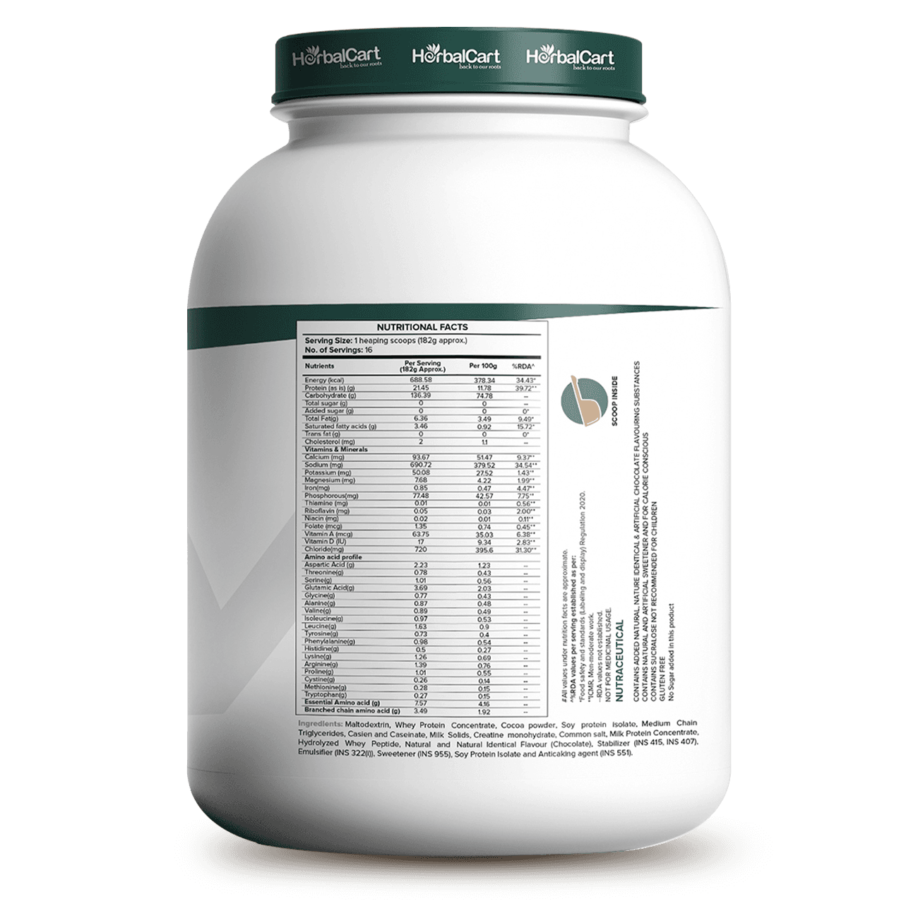 Muscle Mass Gainer Chocolate Flavour (3kg)