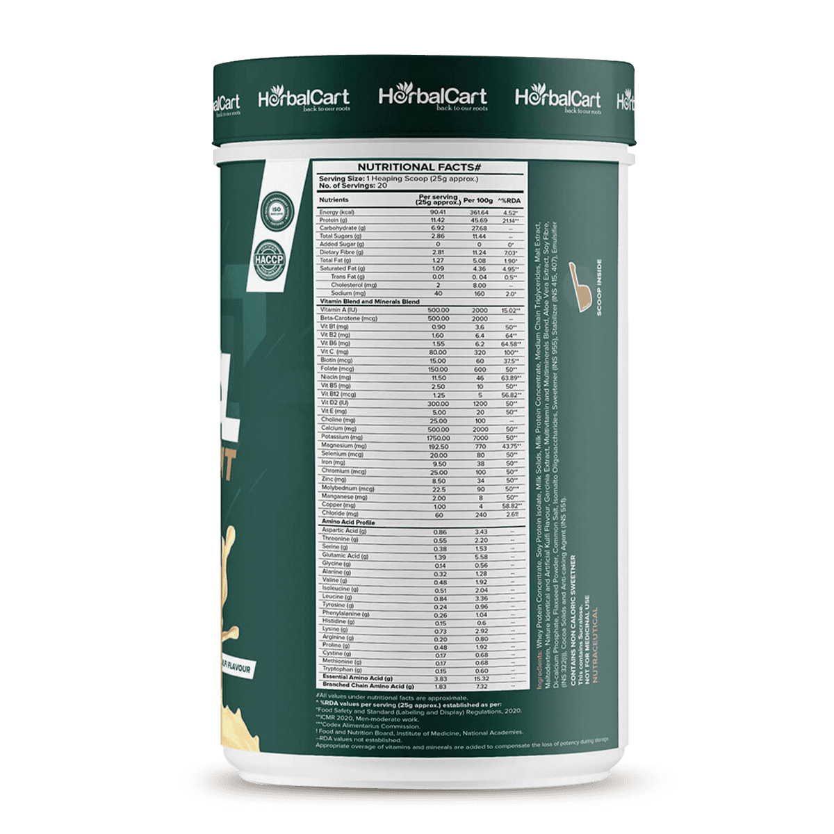 Meal Replacement Shake Kulfi Flavour (500g)