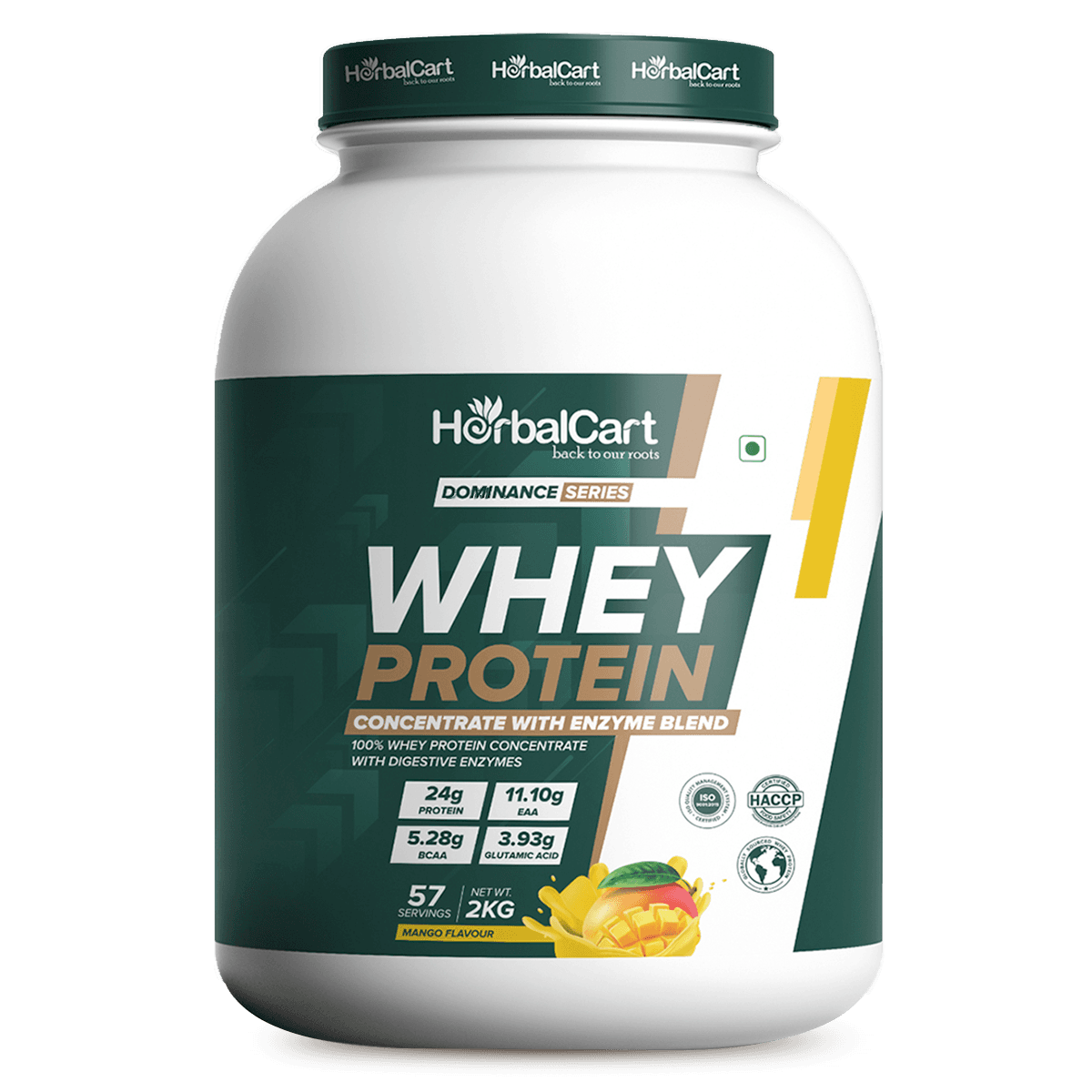 Whey Protein Concentrate, Mango Flavour (1kg-2kg)