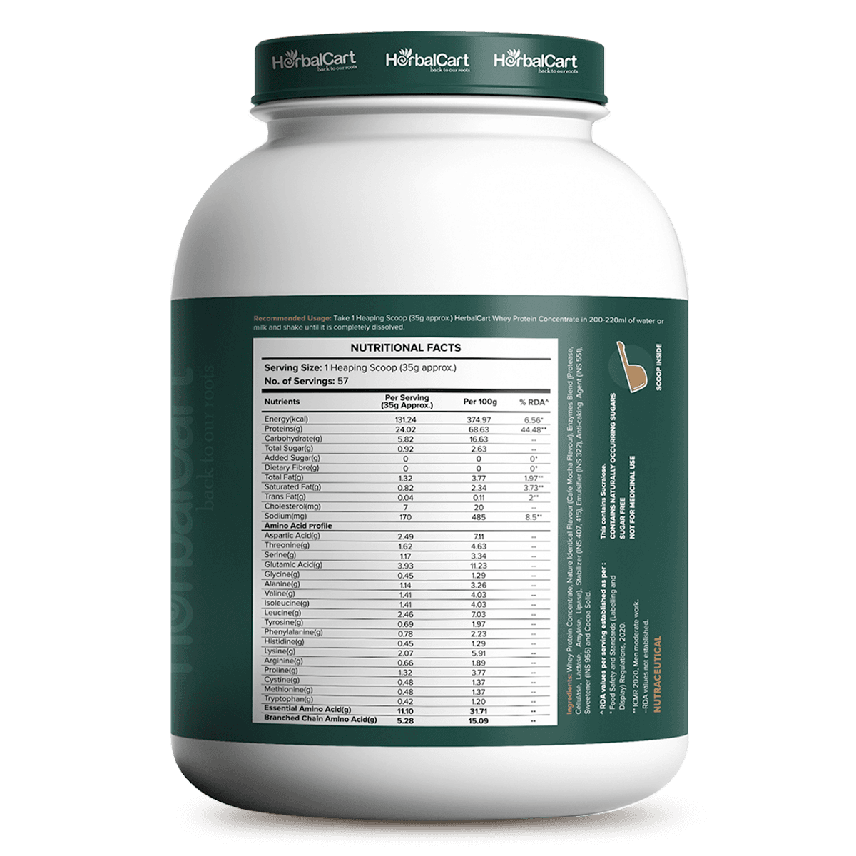Whey Protein, Cafe Mocha Flavour (1kg-2kg)