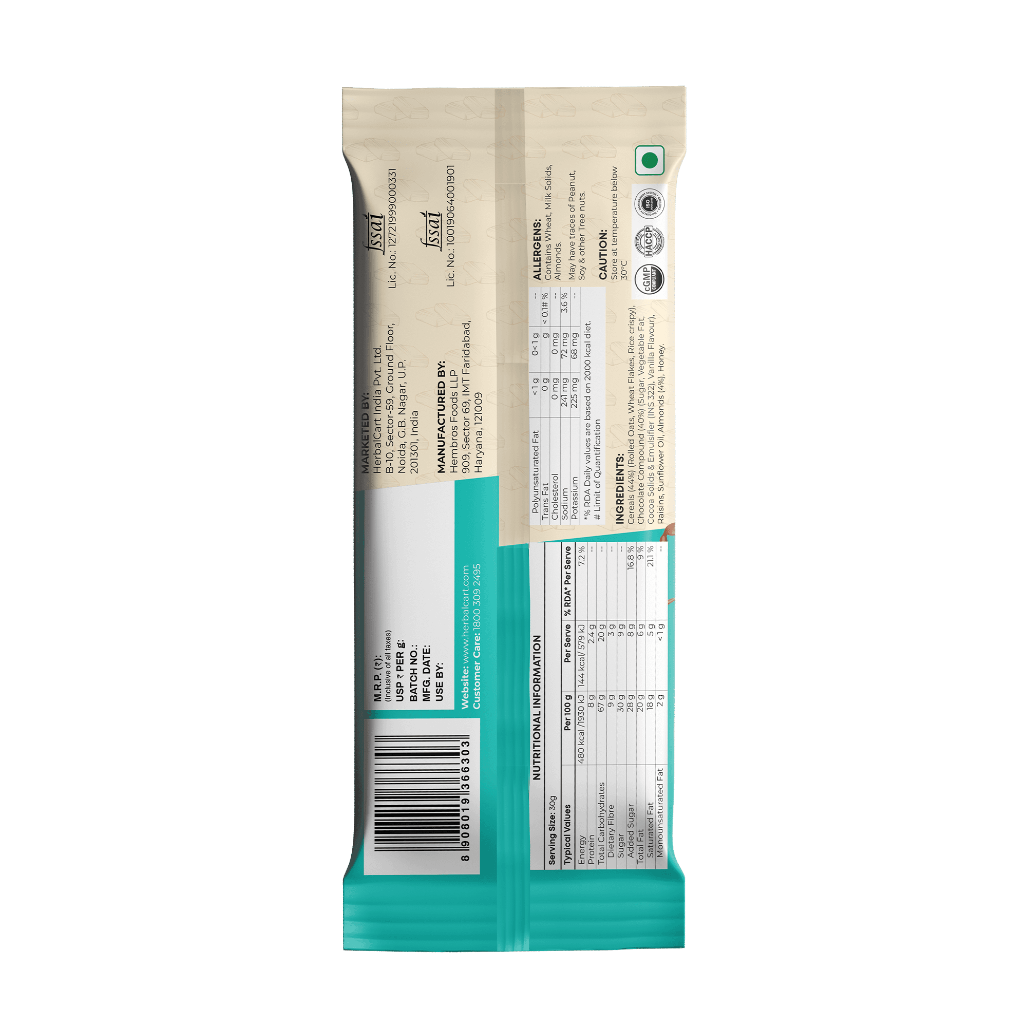 Dark Chocolate Protein Bar (30g)