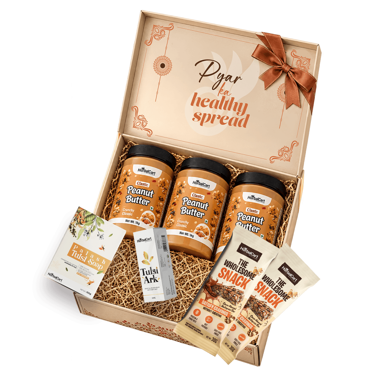 Rakhi Healthy Gift Combo – Classic Peanut Butter & Snack Bars