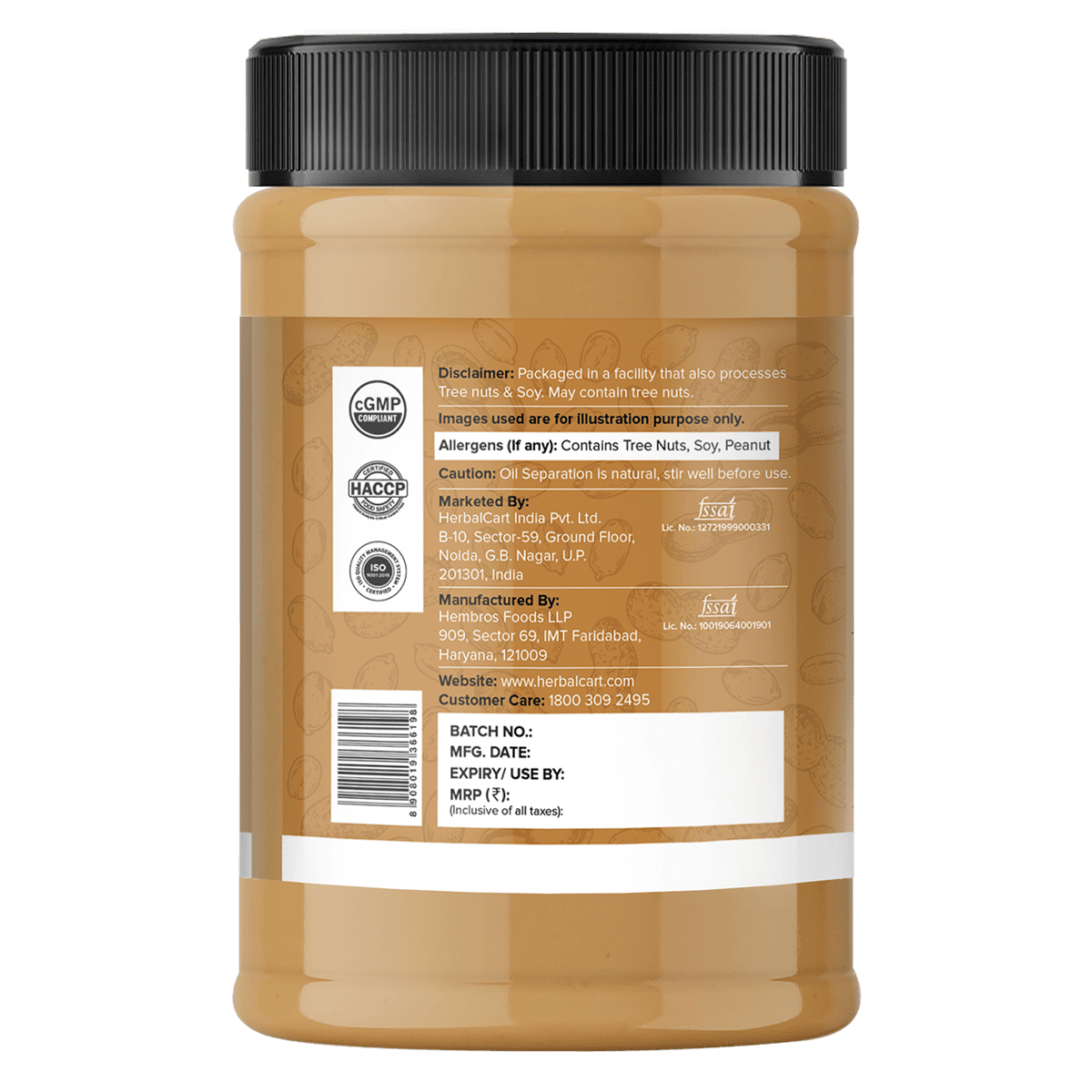 Classic Peanut Butter Crunchy (340g-1kg)