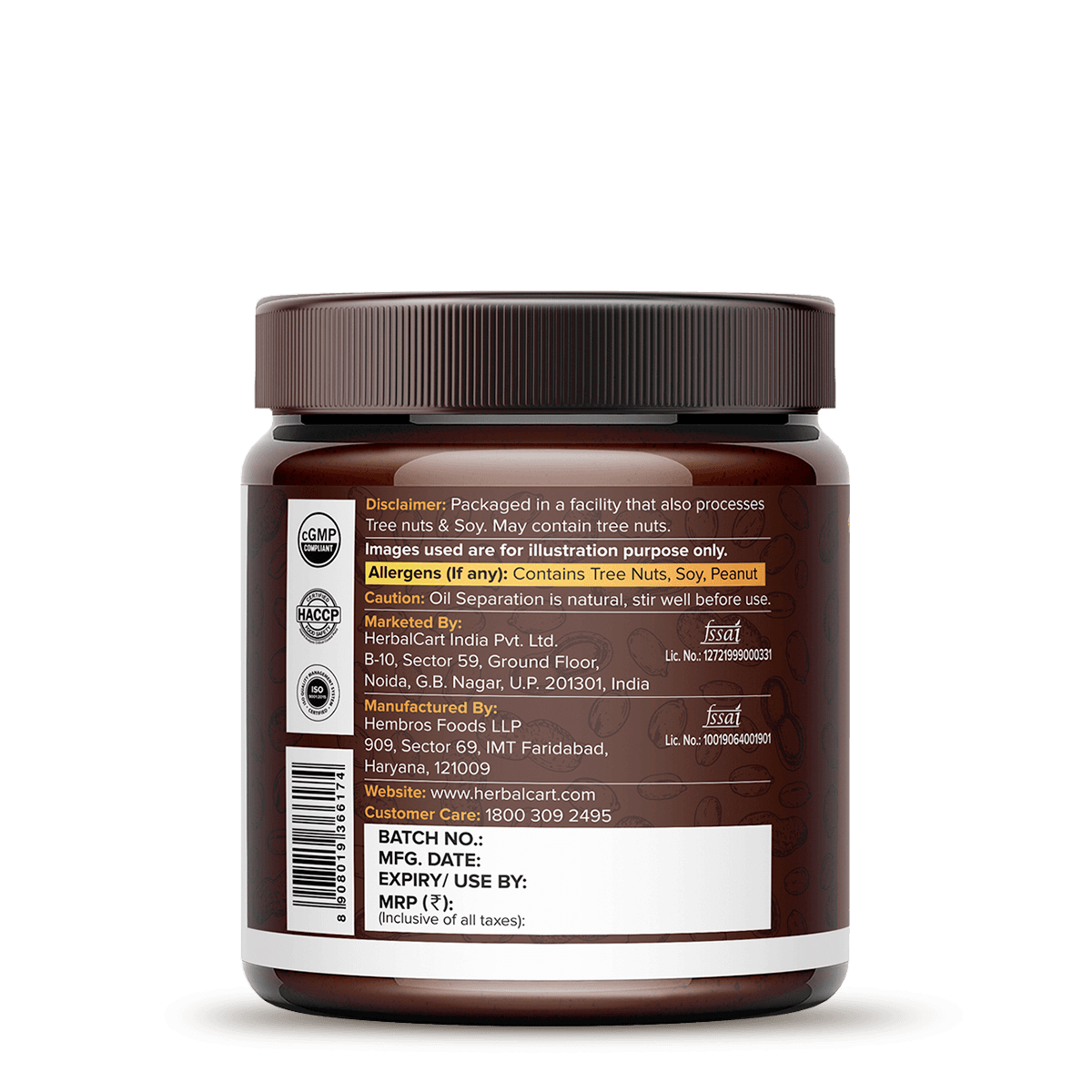 Dark Chocolate Peanut Butter Crunchy (340g-1kg)