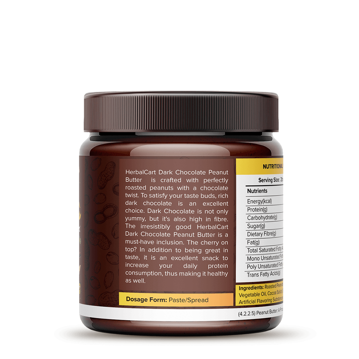 Dark Chocolate Peanut Butter Crunchy (340g-1kg)