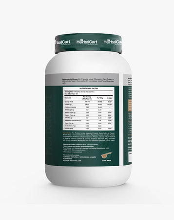 HerbalCart Plant Protein 1 Kg & Essential Greens 250G Combo